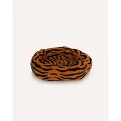 Dogguo Zebra Round Bed - Hondenmatras - 75x75x25 cm Roest Zwart M