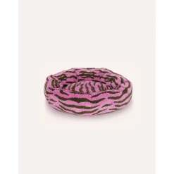 Dogguo Zebra Round Bed - Hondenmatras - 55x55x20 cm Pink Groen S