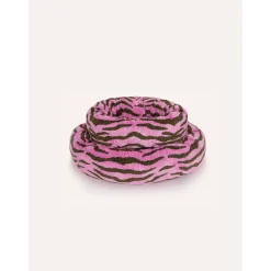 Dogguo Zebra Round Bed - Hondenmatras - 55x55x20 cm Pink Groen S