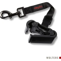 Dogsto Saftey Belt - Hondenautoaccessoire - Zwart One Size
