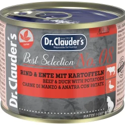 Dr.Clauder's Best Selection No. 8 - Kattenvoer - Rund Eend Aardappel 200 g