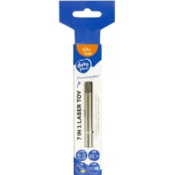 Duvo+ 7 In 1 Laser Kattenspeeltje - Kattenspeelgoed - Zilver