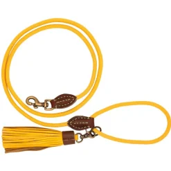 Dwam Looplijn Bibi Touw Oker - Hondenriem
