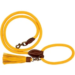 Dwam Looplijn Bibi Touw Oker - Hondenriem