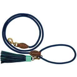 Dwam Looplijn Buster Touw Blauw - Hondenriem