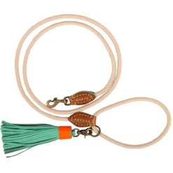 Dwam Looplijn Sand Touw - Hondenriem - 155x1 cm Zand