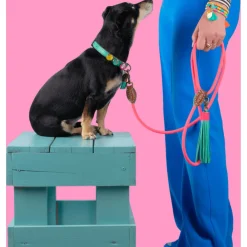 Dwam Looplijn Sugarbabe Touw Pink - Hondenriem