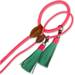 Dwam Looplijn Sugarbabe Touw Pink - Hondenriem