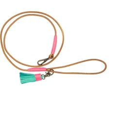 Dwam Puppy Looplijn Dushi - Hondenriem - 135x0.7 cm Bruin