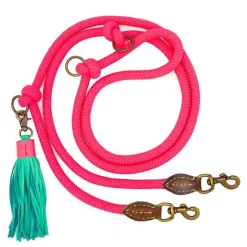 Dwam Trainingslijn Sugarbabe Touw Roze - Hondenriem