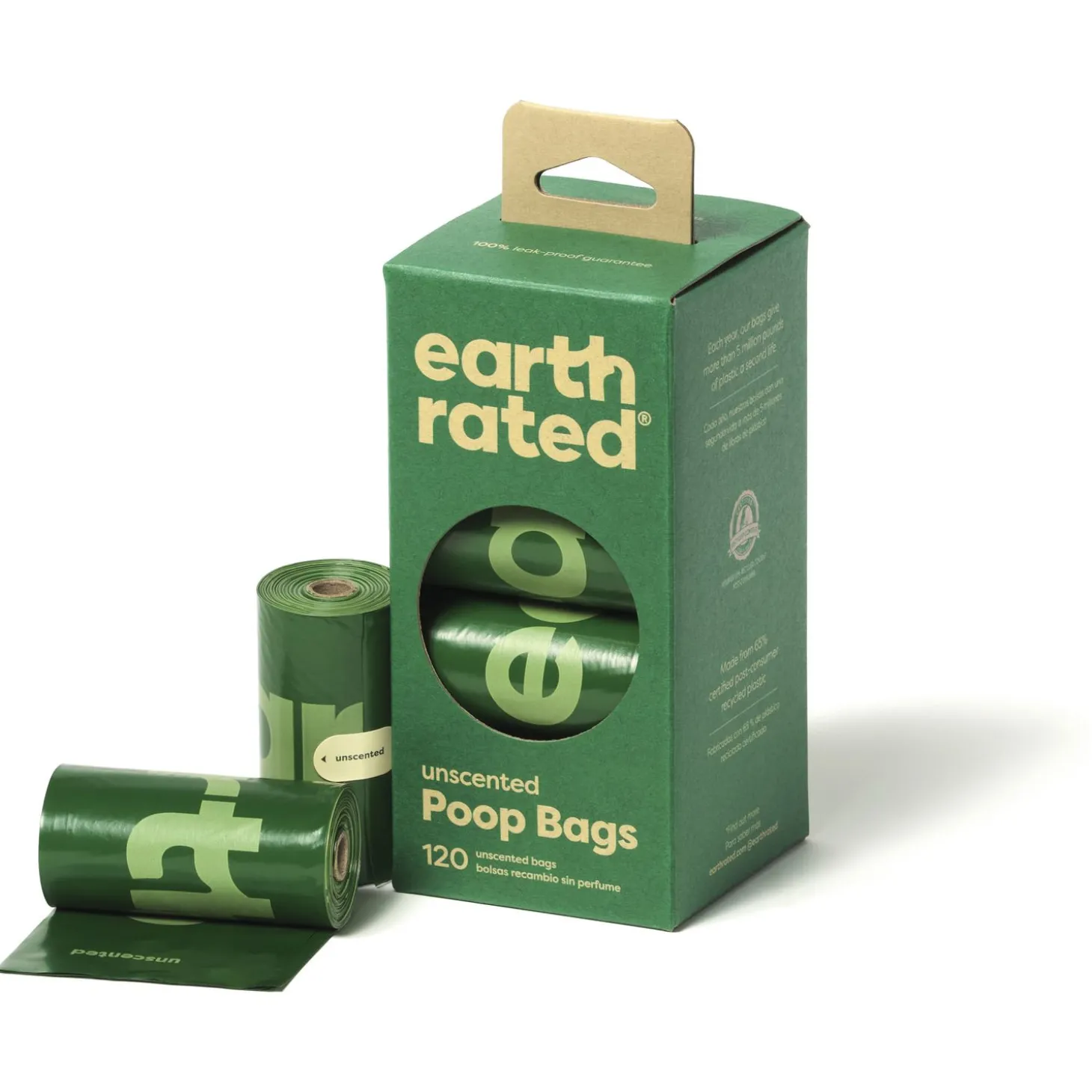 Earth Rated Poepzakjes - Hondenpoepzakjes - 8 rol