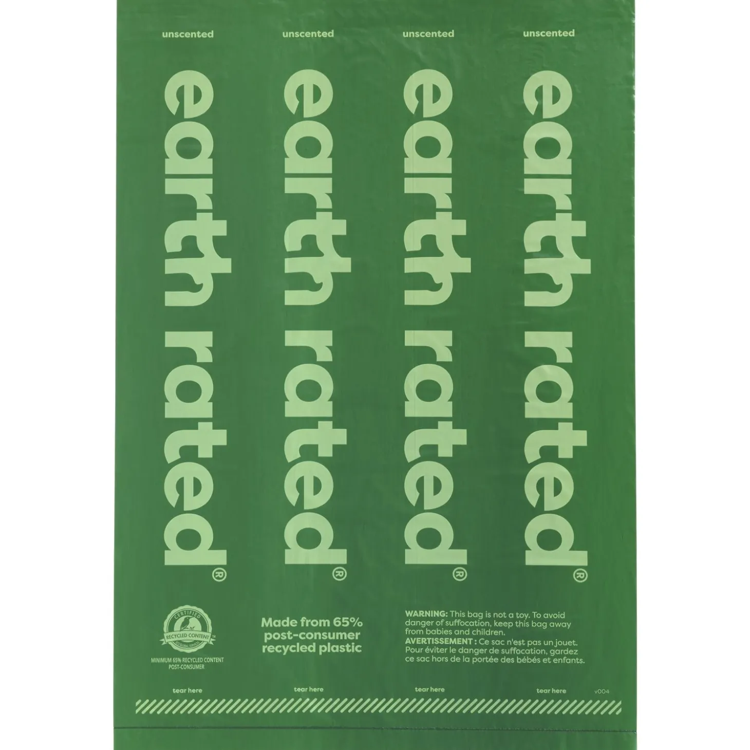 Earth Rated Poepzakjes - Hondenpoepzakjes - 8 rol