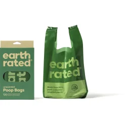 Earth Rated Poepzakjes Met Handvat - Hondenpoepzakjes - 120