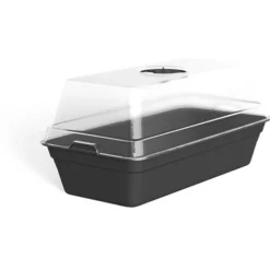 Easyday Kweekbakje - Kweekbenodigdheden - 39x19x19 cm Zwart Transparant