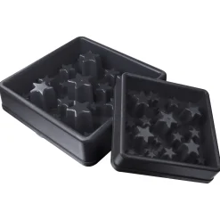 Eat Slow Live Longer Anti-Schrok Voerbak Ster Grijs - Hondenvoerbak