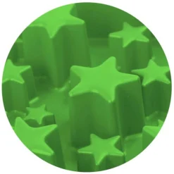 Eat Slow Live Longer Anti-Schrok Voerbak Ster Groen - Hondenvoerbak