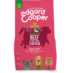 Edgard&Cooper Bio Organic Beef Adult Rund&Kip&Rode Biet - Hondenvoer