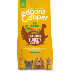 Edgard&Cooper Bio Organic Turkey Adult Kalkoen&Kip&Wortel - Hondenvoer