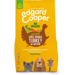 Edgard&Cooper Bio Organic Turkey Adult Kalkoen&Kip&Wortel - Hondenvoer