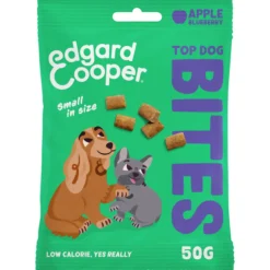 Edgard&Cooper Bites Small - Hondensnacks - Appel 50 g
