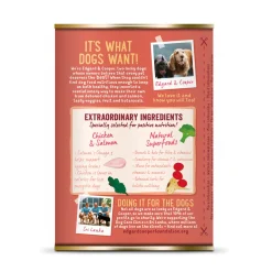 Edgard&Cooper Blik Chicken Salmon Senior - Hondenvoer - Kip Zalm Broccoli 400 g Graanvrij