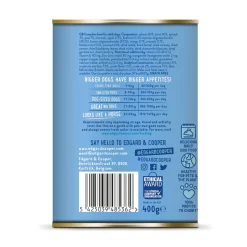 Edgard&Cooper Blik Salmon Turkey Adult - Hondenvoer - Zalm Kalkoen 400 g Graanvrij