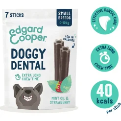 Edgard&Cooper Doggy Dental Aardbei&Mint - Hondensnacks