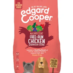 Edgard&Cooper Free-Run Chicken Senior Kip&Zalm&Broccoli - Hondenvoer