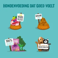 Edgard&Cooper Free-Run Chicken Senior Kip&Zalm&Broccoli - Hondenvoer