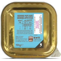 Edgard&Cooper Kuipje Bio Chicken Fish Puppy - Hondenvoer - Kip Vis Wortel 100 g Biologisch