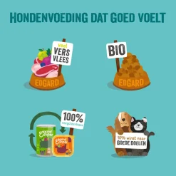 Edgard&Cooper Kuipje Bio Fish Adult - Hondenvoer - Vis Venkel Wortel 100 g Biologisch