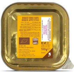 Edgard&Cooper Kuipje Bio Turkey Adult - Hondenvoer - Kalkoen Kokos Chiazaad 100 g Biologisch