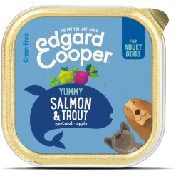 Edgard&Cooper Kuipje Salmon Trout Adult - Hondenvoer - Zalm Forel Rode Biet 150 g Graanvrij