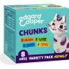 Edgard&Cooper Multipack Chunks - Kattenvoer - Kip Zalm Lam 8x85 g