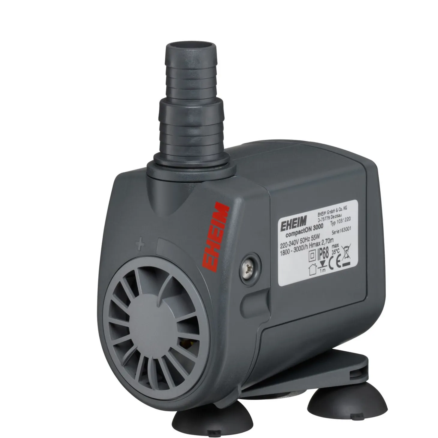 Eheim Compacton 3000 - Filterpomp - 14x15x10 cm Zwart 5000 l/h