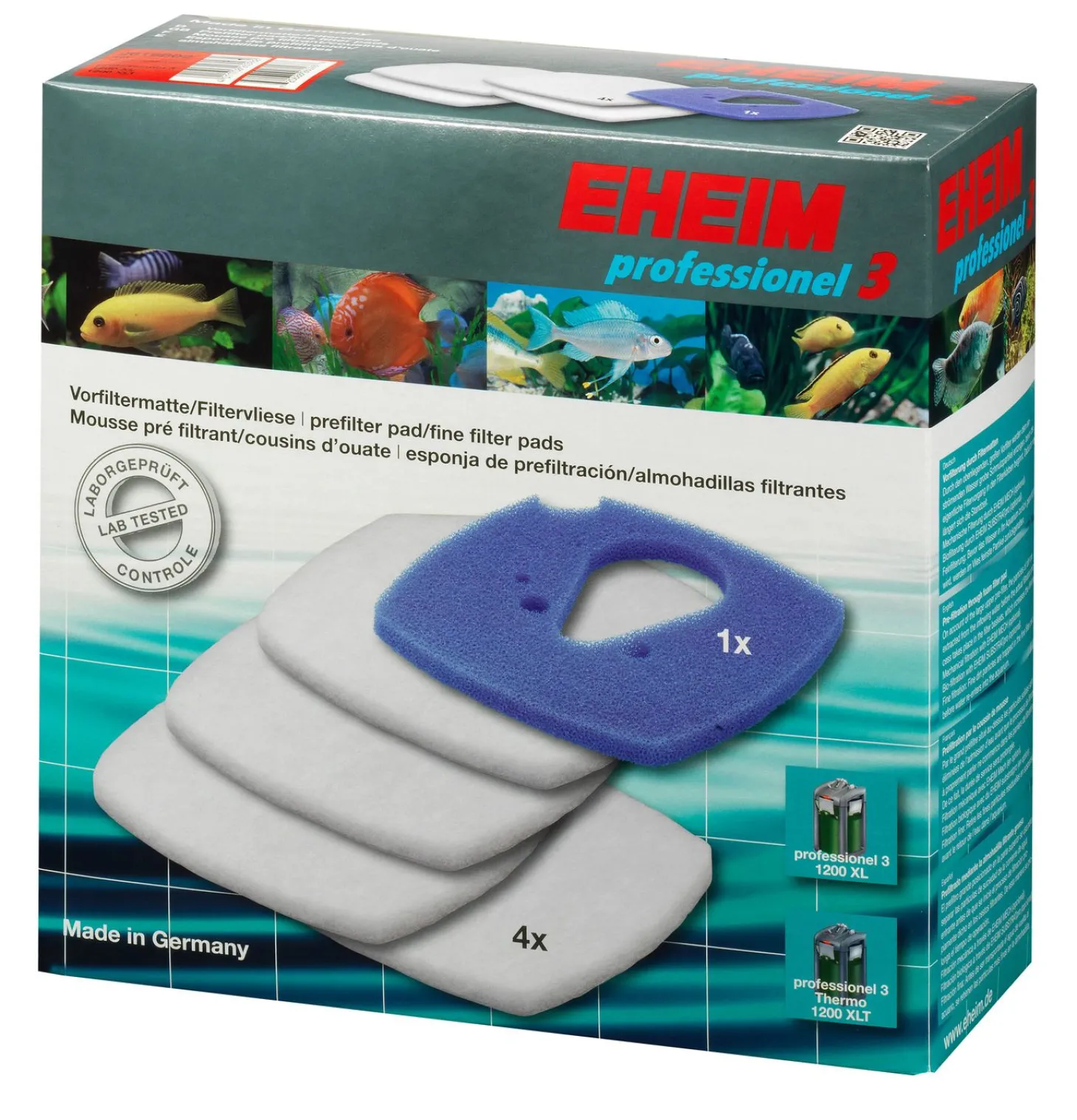 Eheim Filtermattenset Professioneel 3 1200 Xlt - Filtermateriaal - 5 stuks