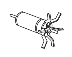 Eheim Pomprad Compact Pomp 1002-22 - Pomponderdeel - per stuk