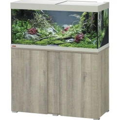 Eheim Set Vivaline 180 Led - Aquariumset - 101x41x119 cm Grijs Eiken