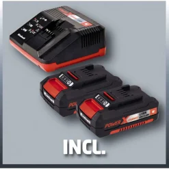 Einhell Accuboor/Schroefmachine - Electrisch Gereedschap - 3.86 kg Rood Zwart Zilver