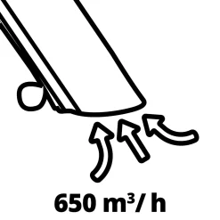 Einhell Bladblazer En -Zuiger Gc-El 3024e - Bladblazer - 3000 Watt