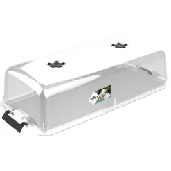 Elho Green Basics Kweekhuis Deksel - Kweekbenodigdheden - 74.8x35.5x20.3 cm Transparant