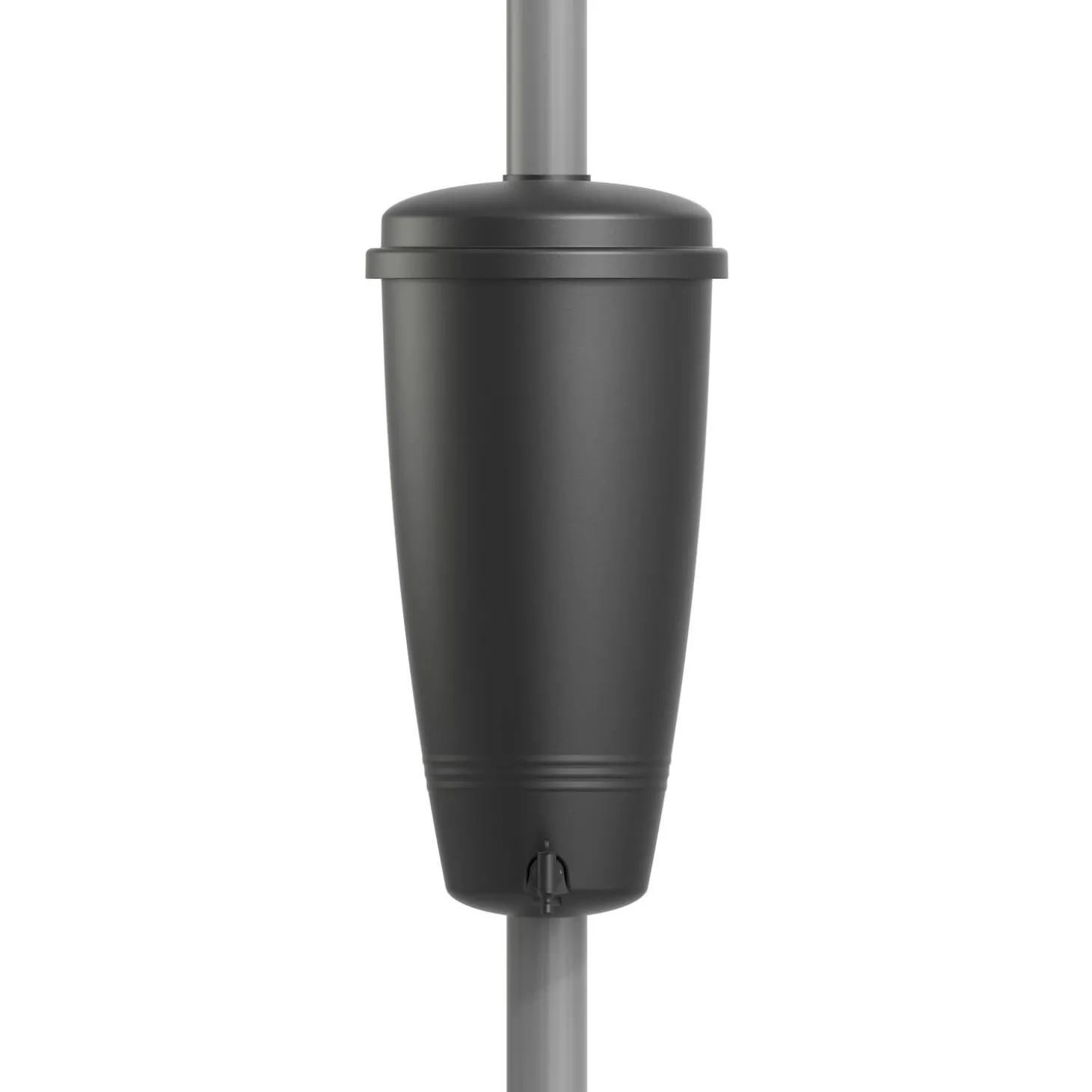 Elho Green Basics Raincatcher Living Black - Regenwatertonnen - 33.5x38x73.5 cm 35 l Zwart