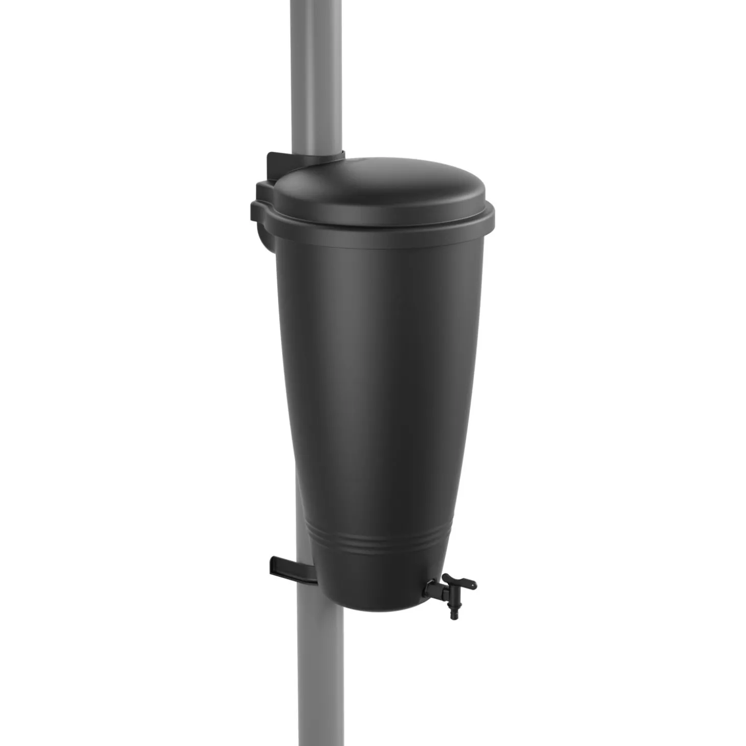 Elho Green Basics Raincatcher Living Black - Regenwatertonnen - 33.5x38x73.5 cm 35 l Zwart