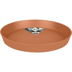 Elho Loft Urban Schotel Vierkant - Plantenschotel - Ø17.3x2.4 cm Terra