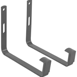 Elho Muurhaak Green Basics - Plantenbakhaak - 17x3.3x13 cm Antraciet