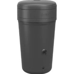 Elho Regenton Florus - Regenwatertonnen - 200 l Zwart
