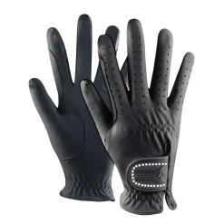 Elt Rijhandschoen Allrounder Stras Zwart - Ruiteraccessoires