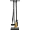 Esschert's Garden Smeedijzeren Haardgereedschap - Terrasverwarming - 20.0x13.8x67.0 cm 4 set