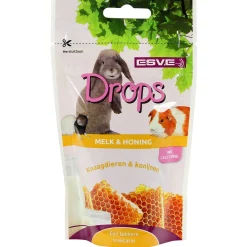 Esve Knaagdier Drops - Knaagdiersnack - Melk Honing 75 g