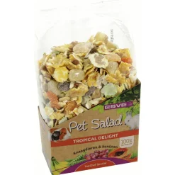 Esve Pet Salad Tropical Delight - Knaagdiersnack - 175 g